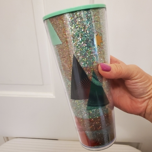 Starbucks Holiday Glitter Introduced in 2020 24 oz. TALL TUMBLER W/Screw on Lid - Picture 8 of 12